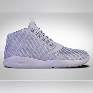 NIKE JORDAN ECLIPSE CHUKKA Wolf Grey & White Size 12 - USED